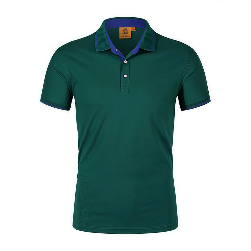 Ice Silk Short Sleeve T-Shirt Summer Work Uniform Logo Printed  Team Culture Polo Shirt  Fashion for Men and Women