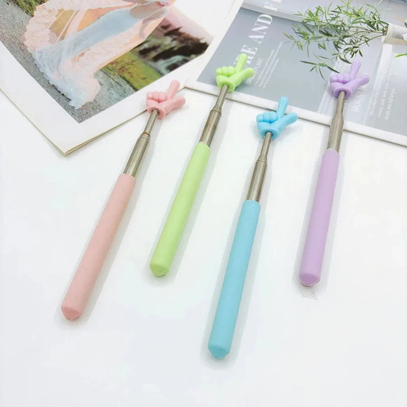 Telescopic Reading Stick Reading Finger Telescopic Point Reading Stick Point Reading Tool Whip Command Stick Teaching Stick