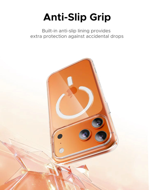 ORICO Magnetic Phone Case for iPhone 17 Clear Proof Slim Rugged Shockproof Protective