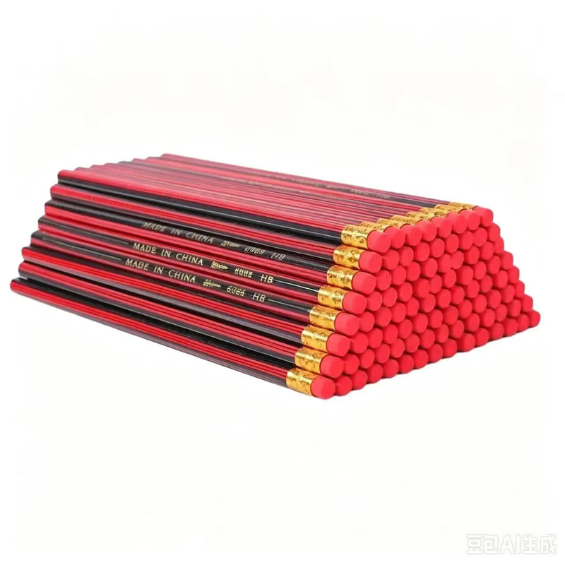 Hexagonal Wooden HB Pencils Non-toxic Graphite Pencil for Kids Primary School Writing Sketch Drawing Stationery Wholesale