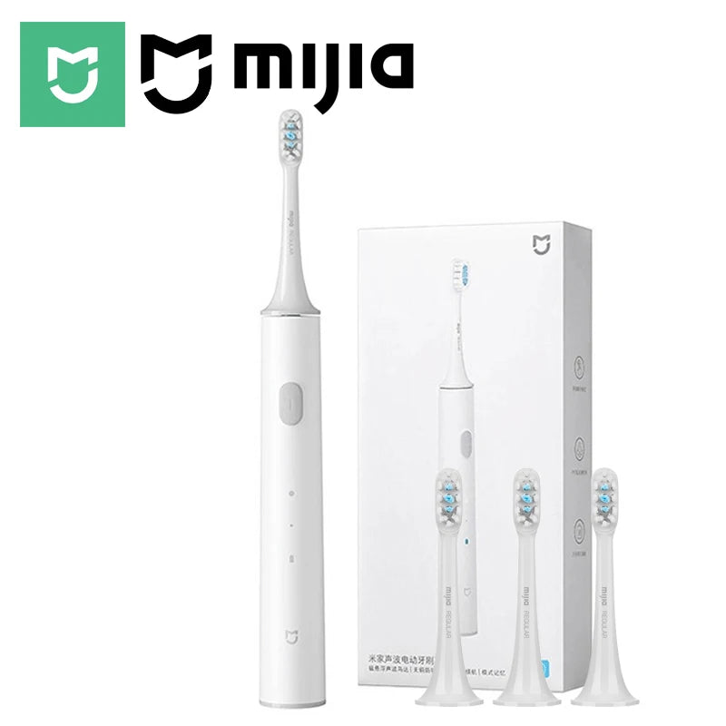 ច្រាសដុសធ្មេញអគ្គិសនី MIJIA Sonic T300 សាកម្តងសម្រាប់រយៈពេល 25 ថ្ងៃ មាន 2 របៀប ច្រាសដុសធ្មេញអាចសាកបានធន់នឹងទឹក IPX7 ធ្វើឱ្យធ្មេញស