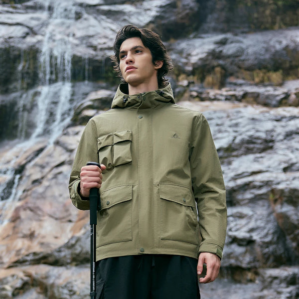 HUMTTO Keep Warm Camping Hiking Jackets Autumn Winter Men's Jacket Waterproof Sports Hunting Jacket Outdoor Windbreaker Coats