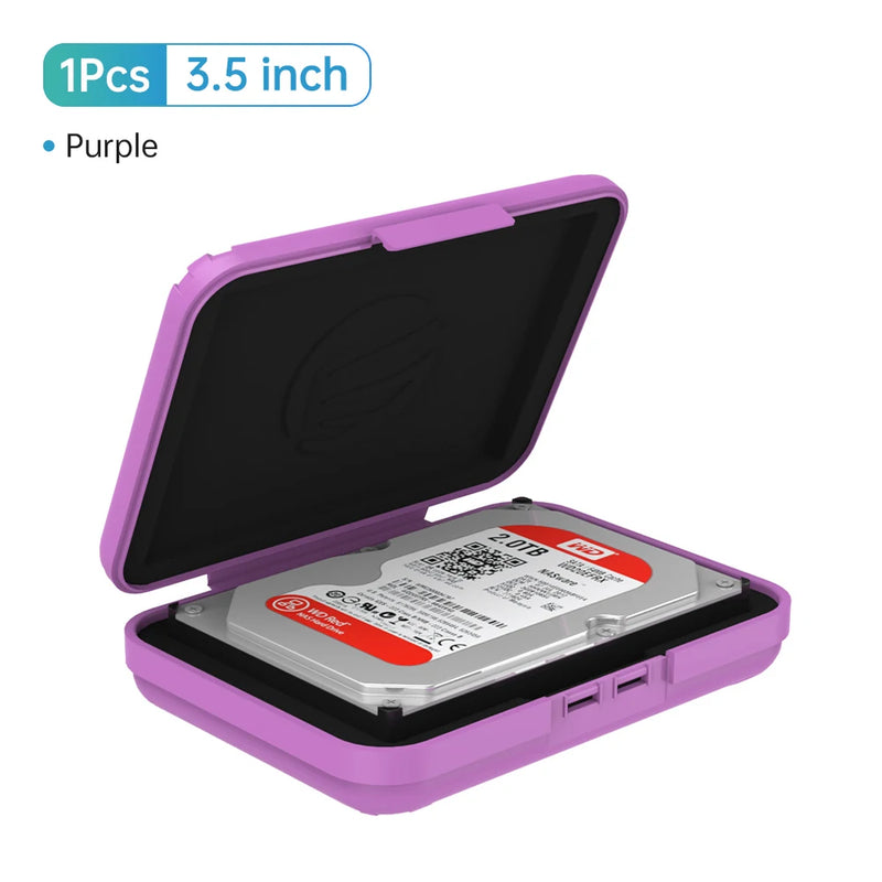 ORICO 3.5 Inch Hard Drive Bags & Case HDD Protective Moisture-proof Storage Box for HDD