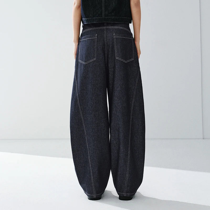 Semir Retro Jeans Unisex 2026 Spring Washed Loose Curved Blade Casual Fashion Comfortable Versatile Long Trousers