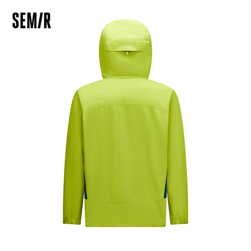 អាវក្រៅបុរស Semir ធន់នឹងទឹក ធន់នឹងការកកិត មានខ្យល់ចេញចូលបាន ពាក់បានបីផ្លូវ ពាក់ប្រចាំថ្ងៃរដូវរងាថ្មីឆ្នាំ ២០២៦