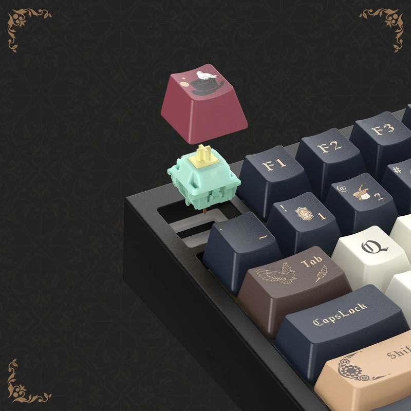 Akko 5075 V5 Mechanical Keyboard Lord of the Mysteries 75% Layout Hot-swappable ARGB 8K Tri-mode Wireless Gaming Keyboard Gasket