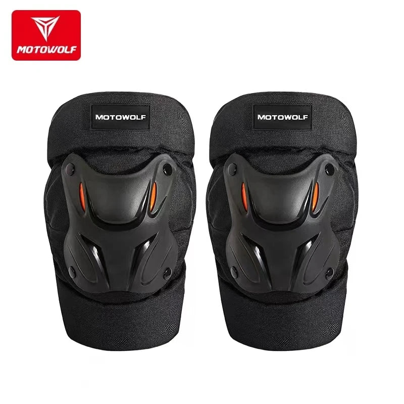 ឈុតការពារកែងដៃម៉ូតូ Four Seasons Motowolf ឈុតការពារជង្គង់ម៉ូតូ ការពារសុវត្ថិភាពពេលប្រណាំង ប្រឆាំងនឹងការធ្លាក់
