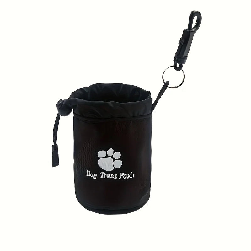 1pc Dog Treat Pouch,Portable& Durable Pet Training Bag Pouch Treat Bag,Drawstring Zipper,Ideal for On-the-Go Snacks,Dog Snacks