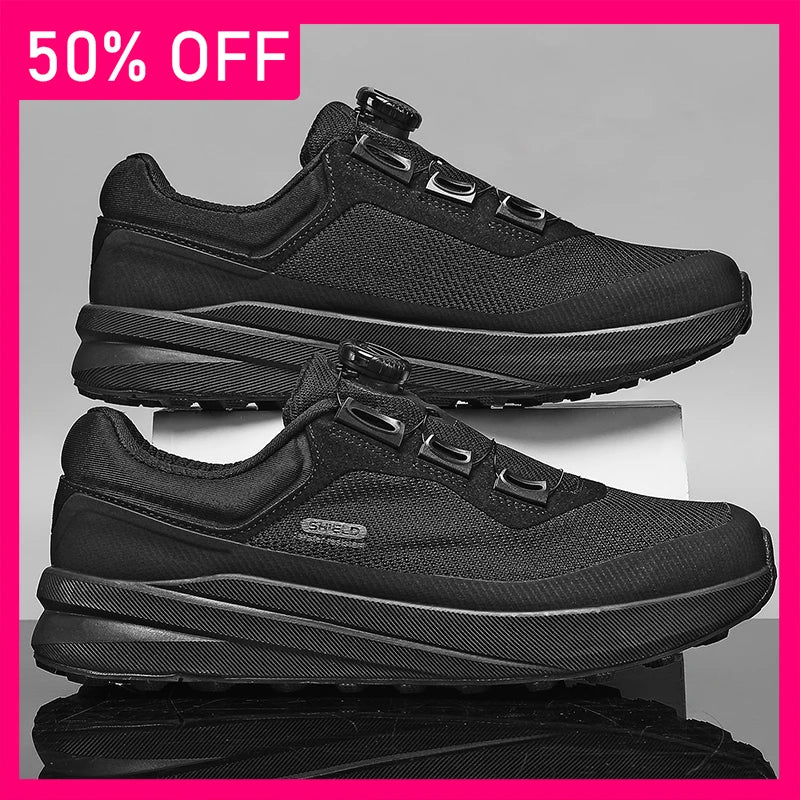Men Sports Shoes Wear-resistant Breathable Mesh Comfortable Versatile Outdoor Casual Sports Shoes Anti Slip Flat Running Shoes