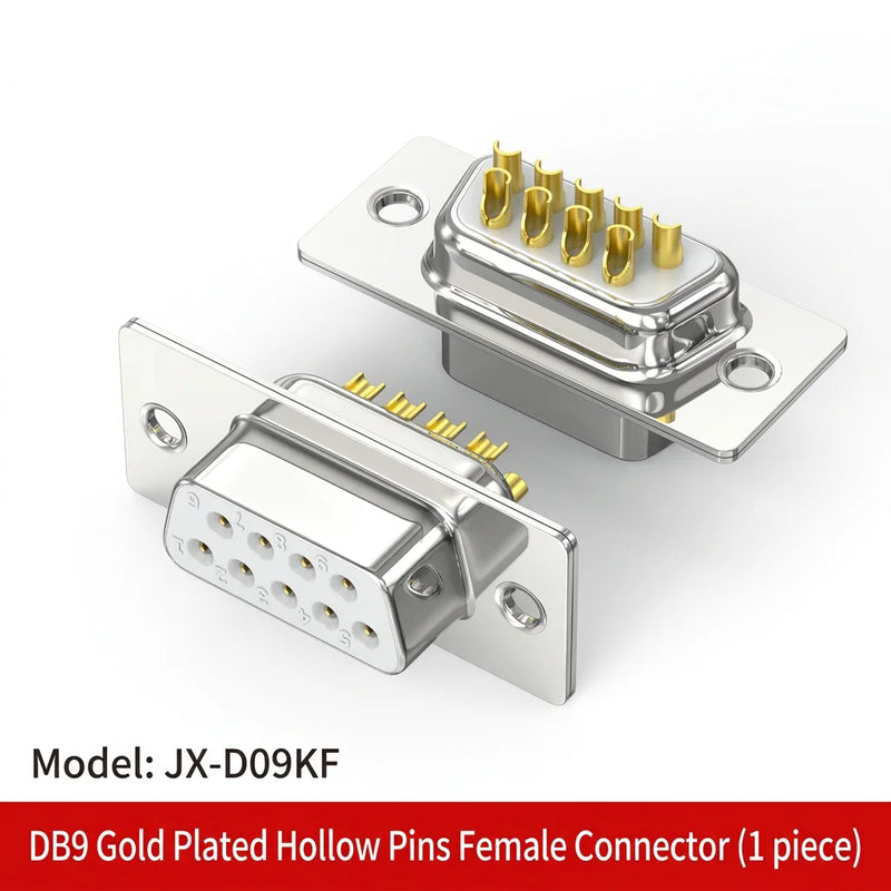 DIVEDEER DB9 Male & Female Connectors 9-Pin Serial Adapters for RS232 RS485 COM Port