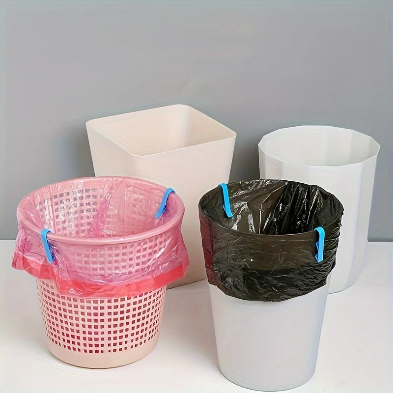 10/20pcs Creative Garbage Bag Holder Clips, Trash Can Liner Fasteners,  Divider Side Clips for Home Organization gadgets