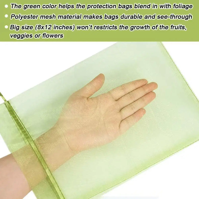 Insect-Proof Fruit Gauze Bag Protective Cover for Harvested Produce Garden Mesh Bag