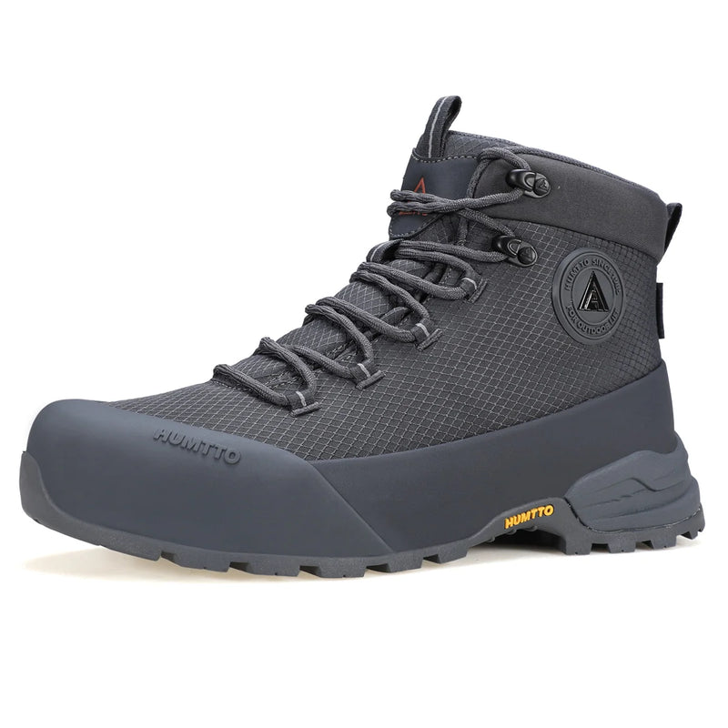 HUMTTO Mens Hiking Boots Breathable Sneakers for Man Outdoor Sneakers Genuine Leather Men Sports Shoes Winter Wool Trekking Shoe