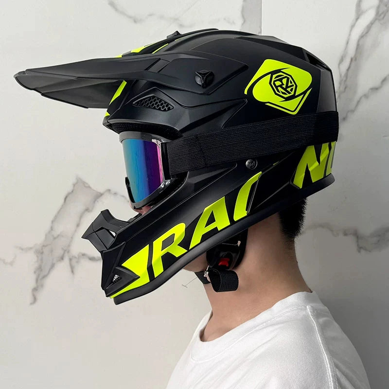 ORZ Off Road Helmet Motorcycle Off-Road AM DH Youth Motorcycle Helmets ATV Motorcycle MTB Full Helmet