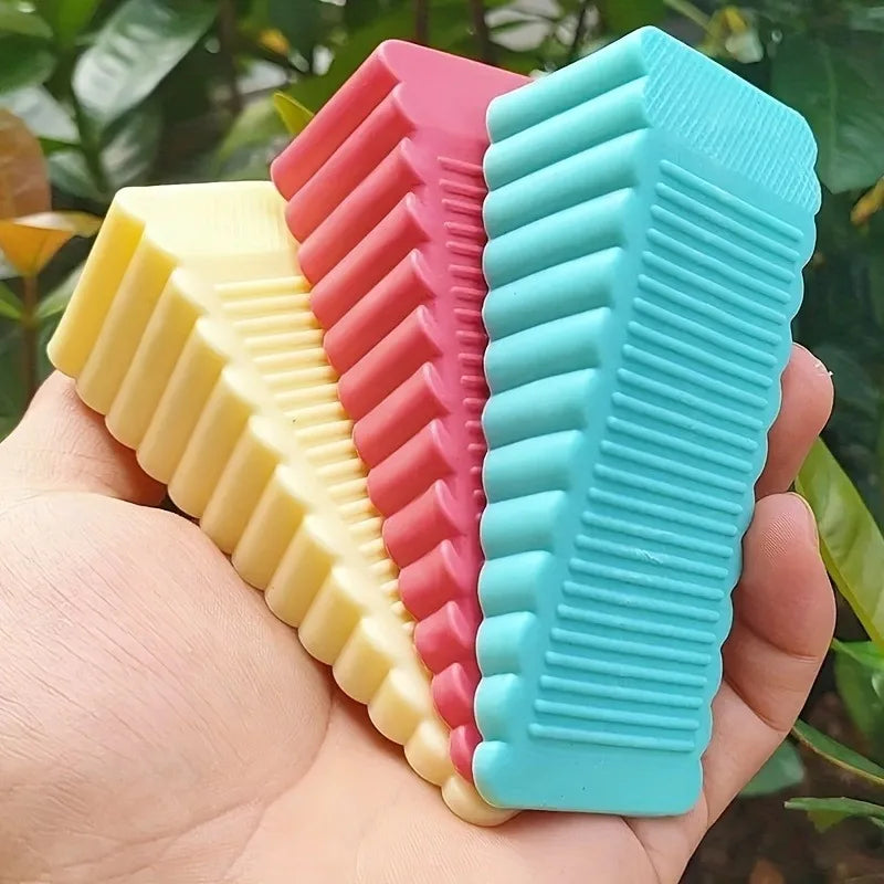 1PC No-Drill Windproof Door Stopper Stops Drafts & Noise | Wall-Safe Protection | Home Anti-Pinch Wedge,Durable Creative Design