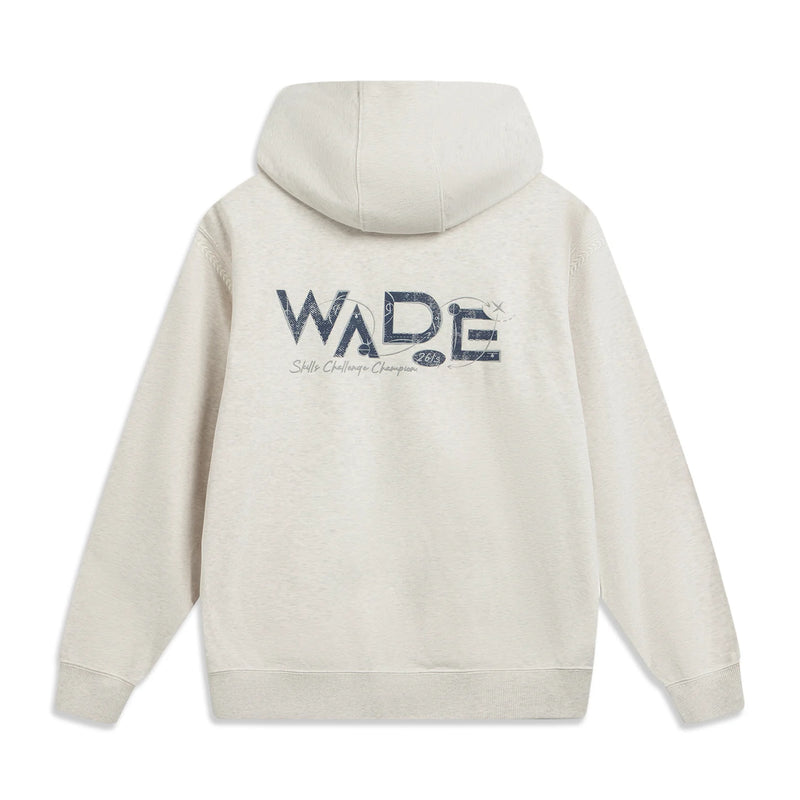 អាវក្រៅ Li-Ning សម្រាប់បុរស WADE រាងរលុង 84% កប្បាស 16% ប៉ូលីអេស្ទ័រ ទន់ ស្រួល ស្ព័រ ទាន់សម័យ AWDW011