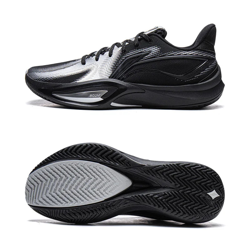 ស្បែកជើងបាល់បោះបុរស Li-Ning SHINING 3 Professional BOOM Cushion ទម្ងន់ស្រាល មានខ្យល់ចេញចូលបានល្អ ស្បែកជើងកីឡាប្រកួតប្រជែង LiNing ABAW007