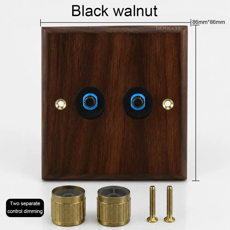 Vintage Antique Wall Switch Light Dimmer UK Standard Stainless Steel Panel Rotary Dimmer Switch Electrical Socket for Home Hotel