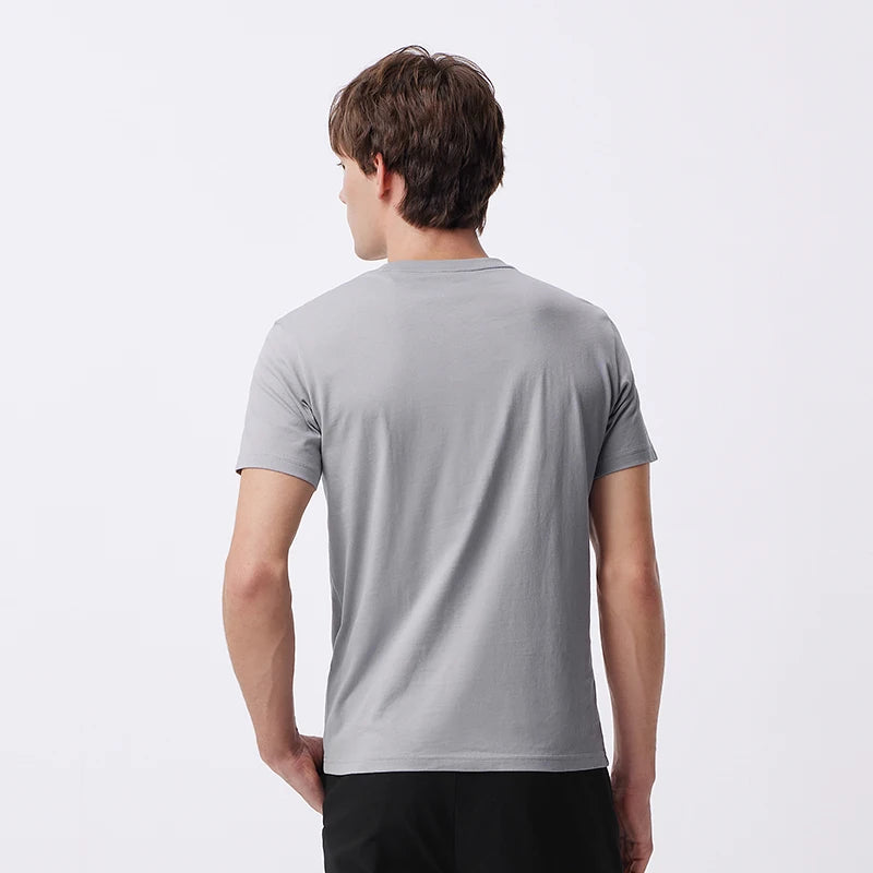 Semir Minimalist Tshirt Unisex Summer Solid Color Slim Fit Daily Commute Versatile Top Comfortable Basic Wear