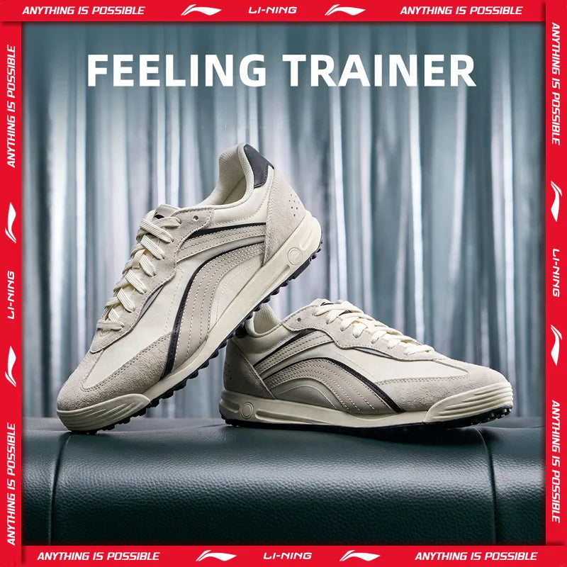 ស្បែកជើងបុរស Li-Ning FEELING TRAINER បែបទាន់សម័យ ទន់ ស្រាល ស្បែកជើងកីឡា LiNing ទាន់សម័យ AGLW041