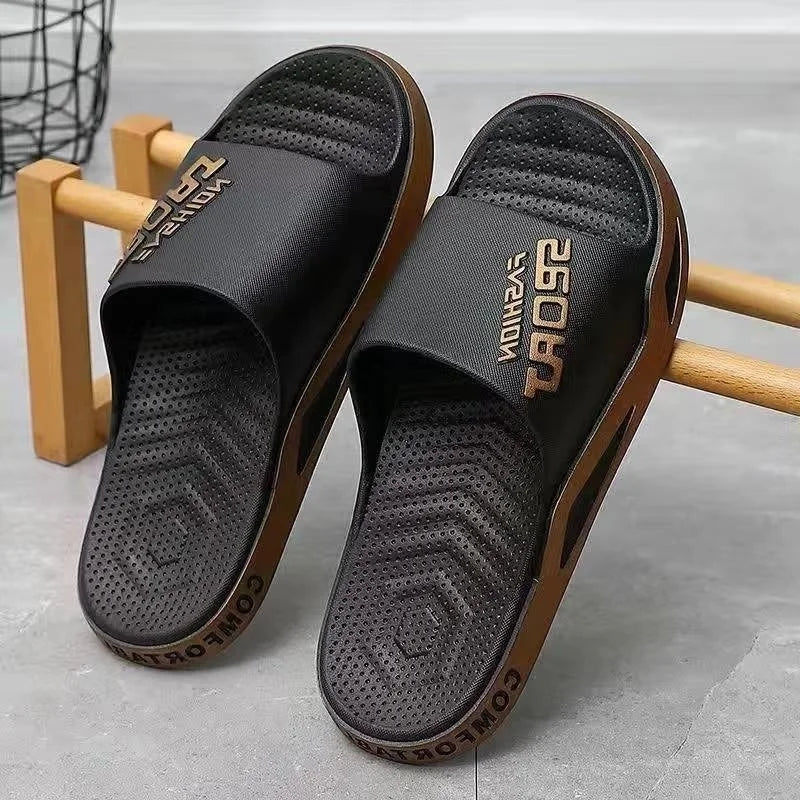Summer Men's Comfortable Outdoor Anti slip Waterproof Beach Shoes Cool Slippers Fashion Casual young sports Soft Sole Slippers