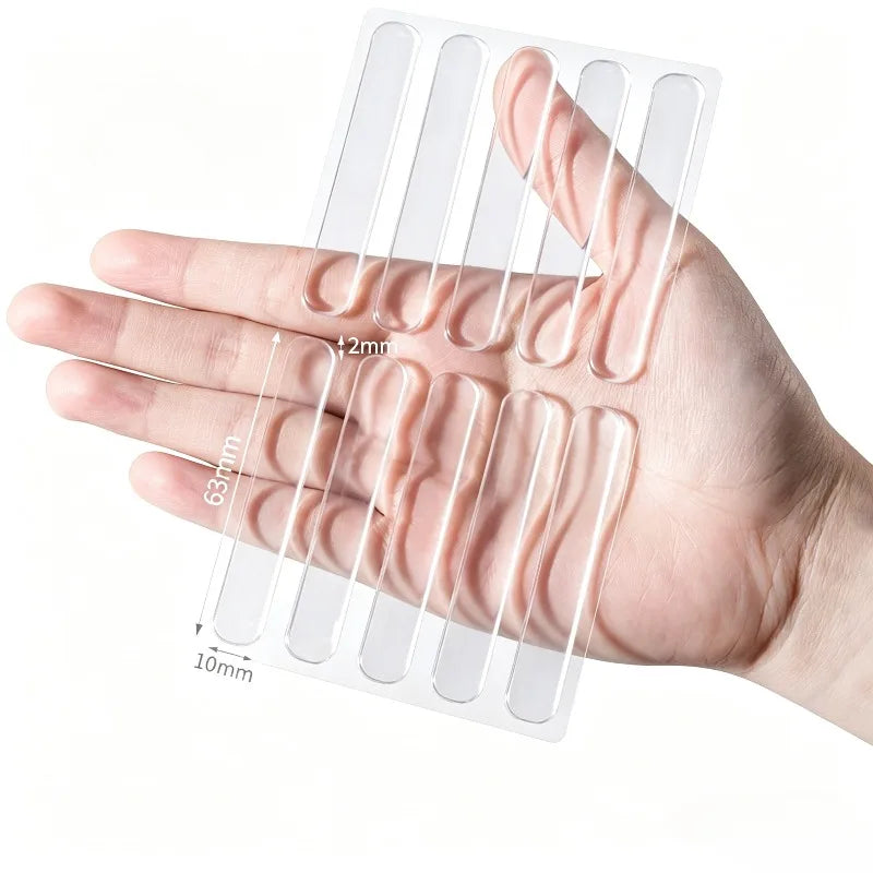 20pcs Household Door Handle Cushion,Transparent Cushion for Anti-collision and Noise Reduction Protection,Table Corner Protector