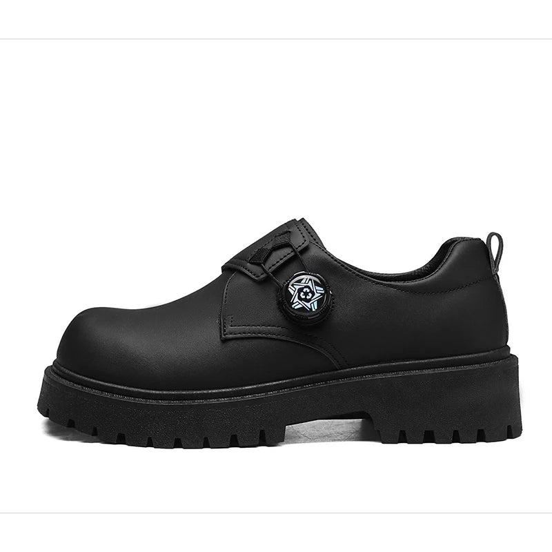 Business Leather Shoes Four Seasons Men's Casual Dress Shoes Soft Sole Safety Shoes Plus Size Fashion Leather Shoes Working Shoe