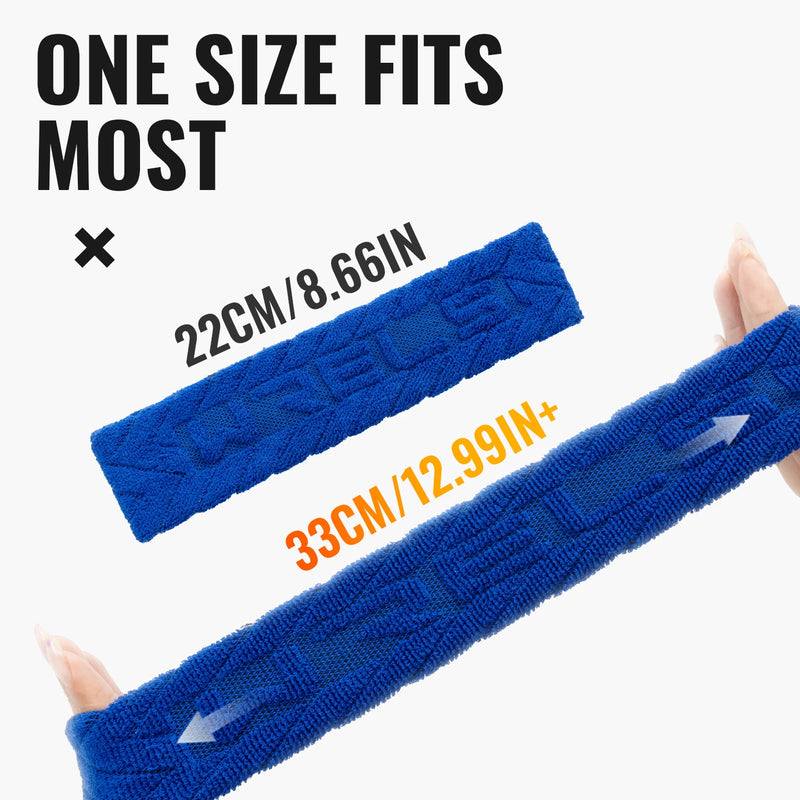 WRELS Sports Headband Absorbent Sweatband Breathable Hair Band Men Women Basketball Tennis Running Fitness Gym Yoga Hairband