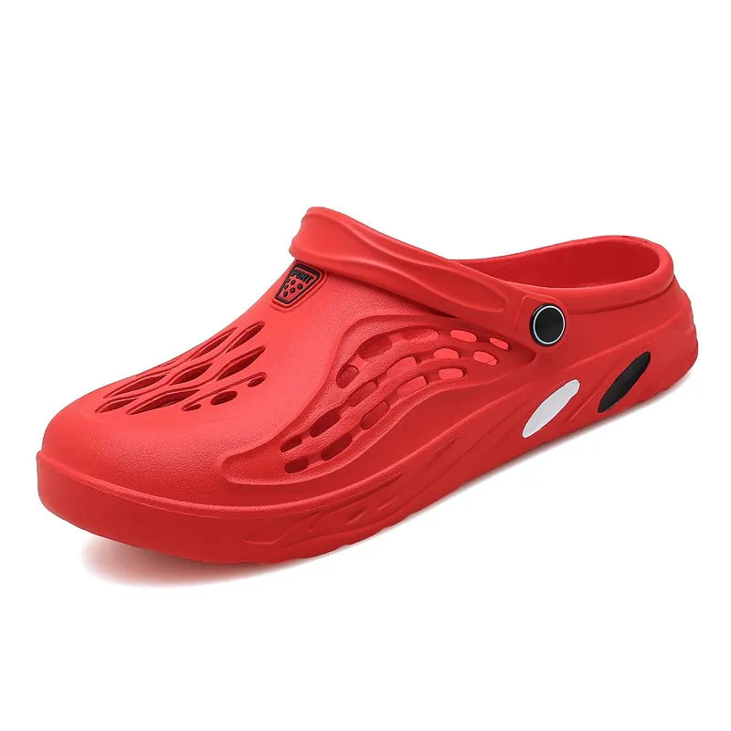 Couple���s Summer new casual slippers Outdoor Hole Shoes Fashion Casual Men Women Breathable Non slip Light Comfort Beach Sandals