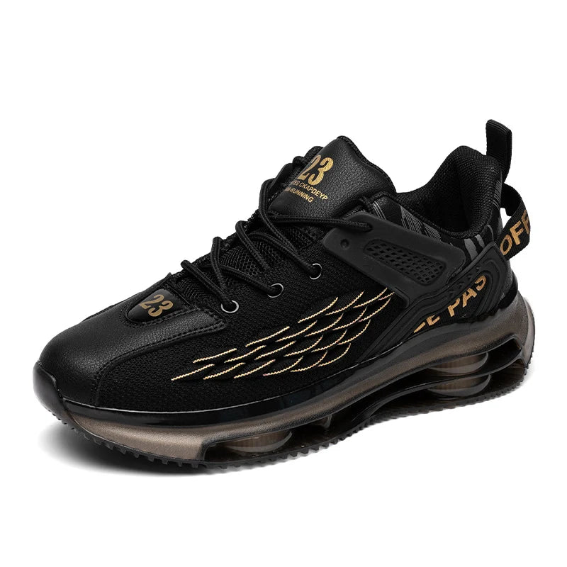 Men's Casual Sneakers Spring Summer New Breathable Light Racing Outdoor Running Shoes Soft Sole Wear-Resistant Speed Sports Shoe