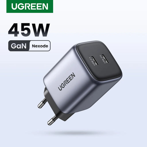 UGREEN GaN 45W USB Charger PD QC 3.0 Fast Charger Quick Charger For iPhone 15 14 13 Pro Travel PhoneCharger for Samsung S24 S23