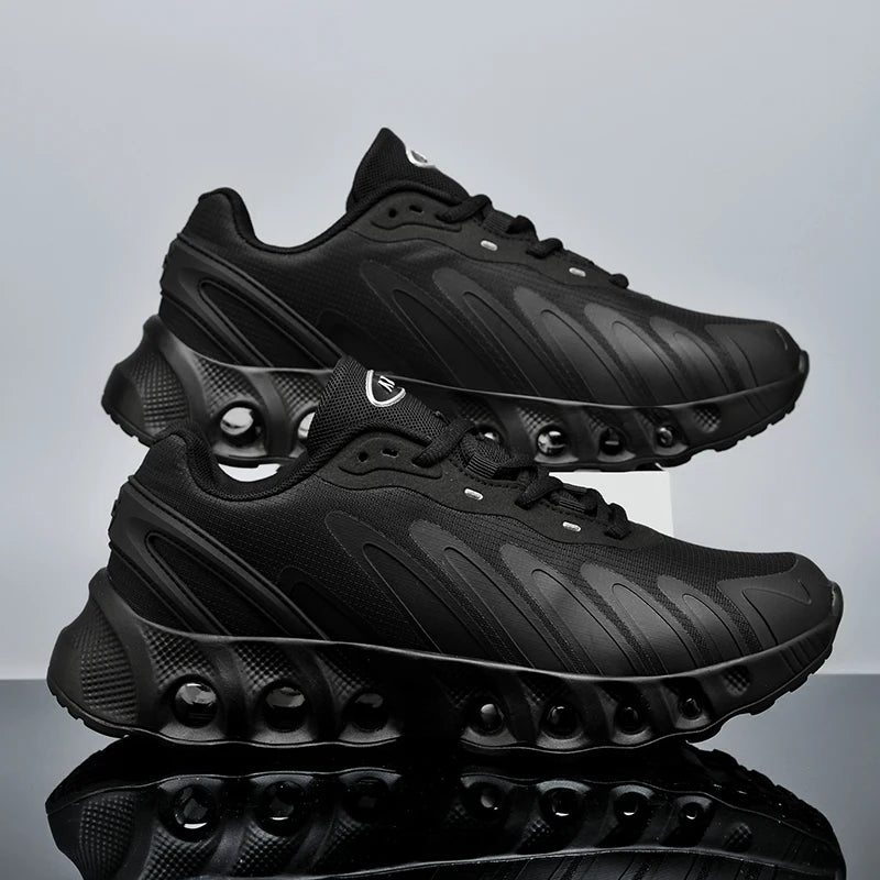 Mens Running Shoes 2025 New Street Trendy Lightweight Breathable Outdoor Fitness Mesh Jogging Flat Comfortable Sneakers for Man
