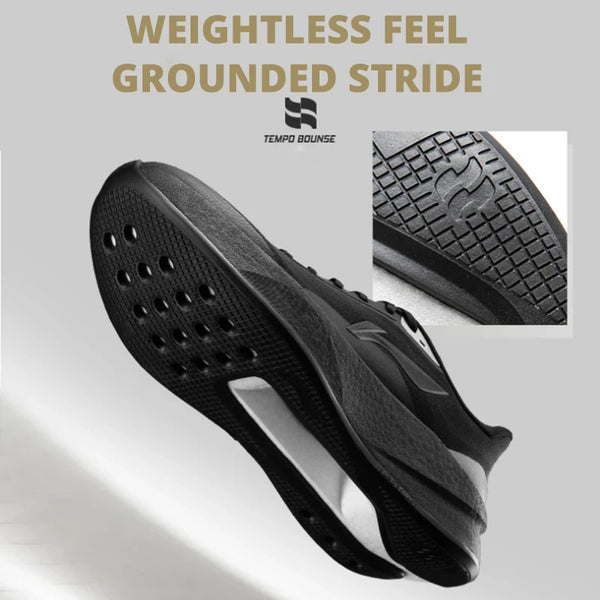 ស្បែកជើងរត់បុរស Li-Ning CHAOYING Cushion BOOM ទម្ងន់ស្រាល រចនាបែប Springy TEMPO BOUNSE ទន់ មានផាសុកភាព ស្បែកជើងប៉ាតា ARBW007