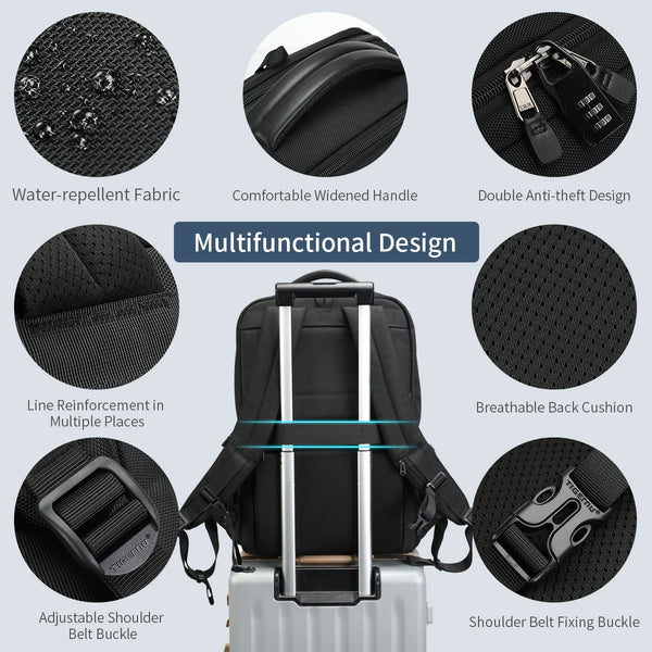 Tigernu Men Backpacks 14-15.6-17inch Laptop Backpack For Men Travel Backpacks Bags For College Business Male Backpacks Knapsack