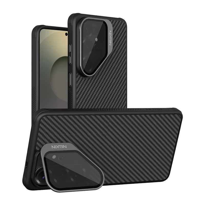 NILLKIN For Samsung Galaxy S26 Ultra Magsafe Aramid Fiber Case With Kickstand Anti-Drop All-Inclusive For Samsung S26 Ultra Case