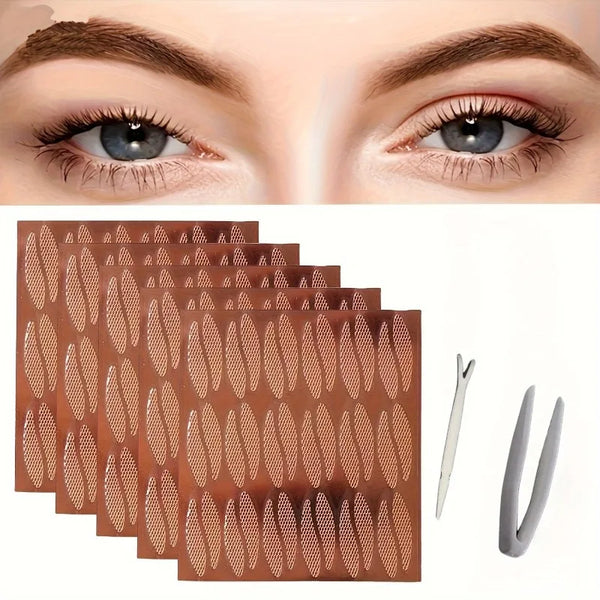 36Stickers/set Droplet Shaped Double Eyelid Stickers,Invisible & Comfortable, Enhances Eye Shape Enhancement, Sleek Packaging