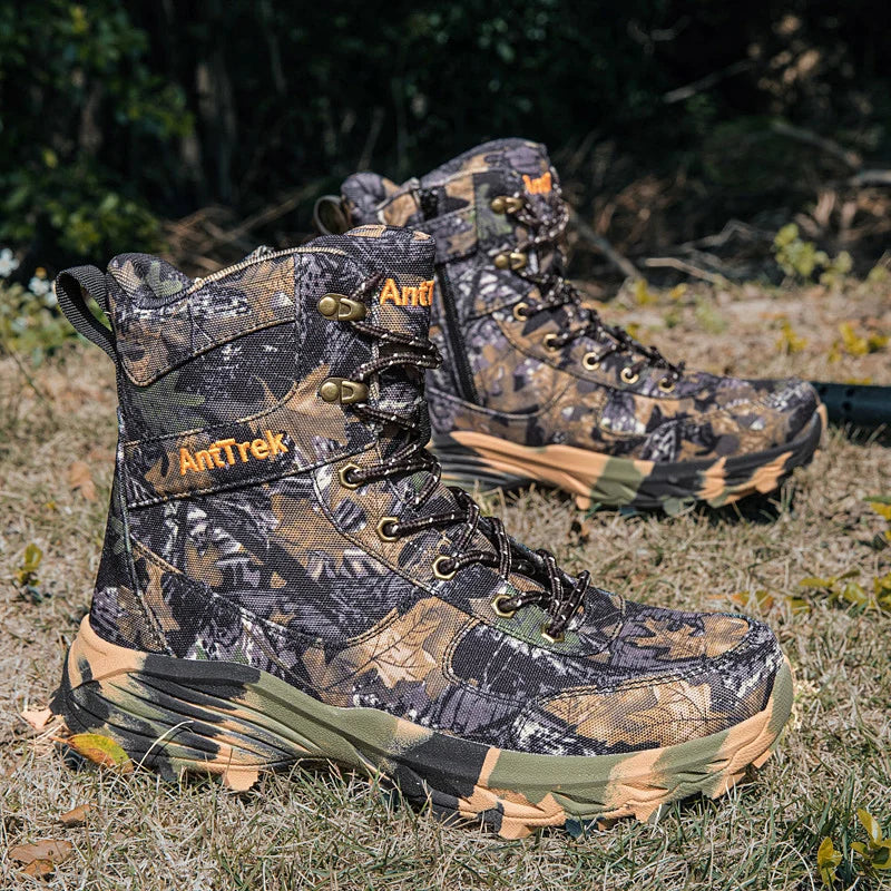 Men's camouflage desert training boots four season casual anti-slip outdoor field hiking Professional Battlefield tactical boots
