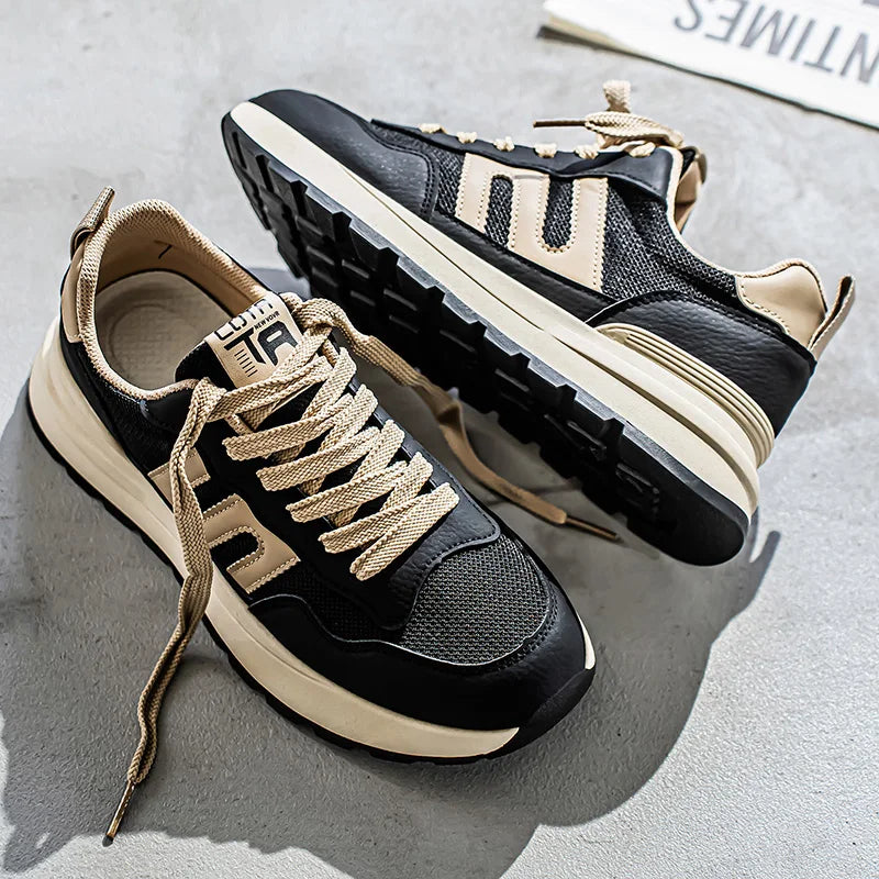 Men's Sneakers Four Seasons New Stinkproof Breathable Soft Sole Outdoor Casual Running Shoes Fashion Student Joker Sports Shoes
