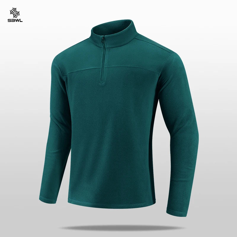 SBWL 2025 Men's new autumn/winter Outdoor sports warm long-sleeved T-shirt Fashion casual sports high-quality jacket Tops