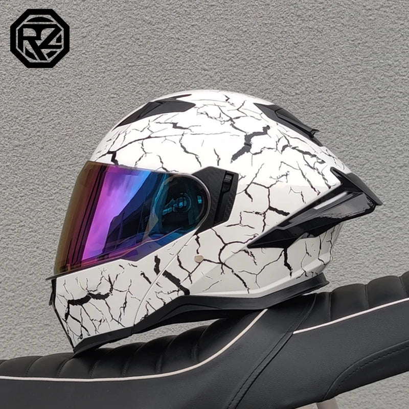 ORZ modular motorcycle helmet, men's and women's flip helmet, dual sunshade approved by DOT
