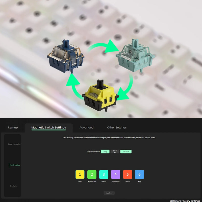 Akko x MonsGeek Verve 68 HE Keyboard 65% Layout RGB Magnetic Switch RT0.005mm 8K Polling Rate Custom Gaming Mechanical Keyboard