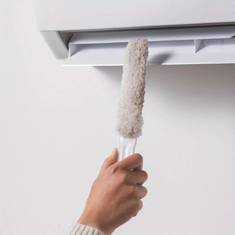Air Conditioner Gap Cleaning Brush - Detachable Dust Removal Tool for AC Units, Blinds & Hard-to-Reach Areas, No Battery Needed