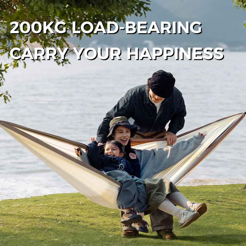 Naturehike Boat Hammock 1-2 Person Tear Bed Portable Hiking Sleeping Ultralight Hammo Camping Resistance Swing Child Rest Nest
