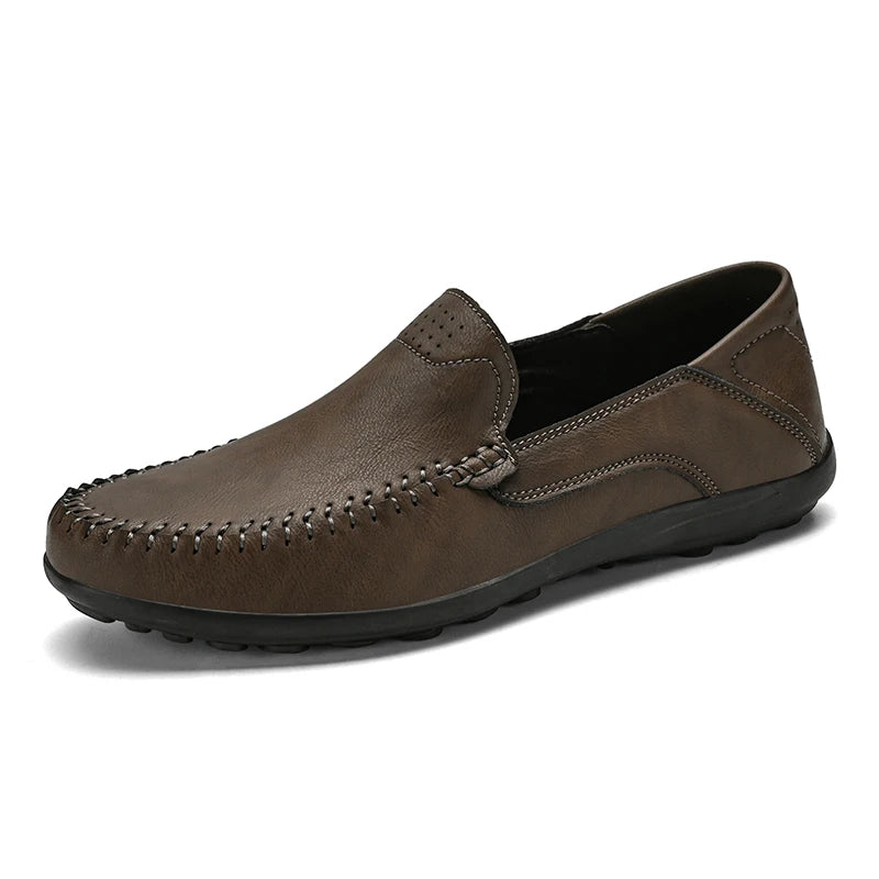Men's slip on Lazy casual shoes four seasons new soft sole anti slip business shoes fashion versatile tide party driving shoes