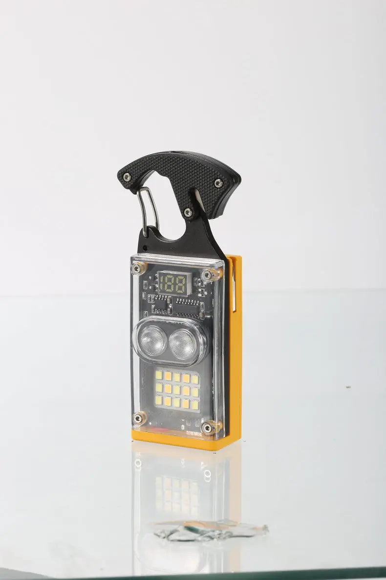 ពិល LED ថាមពលព្រះអាទិត្យ ភ្លើងខ្លាំង ភ្លើងសង្គ្រោះបន្ទាន់ ចង្កៀងចល័តធន់នឹងទឹក អាចសាកបាន ឡើងភ្នំ ធ្វើដំណើរ ឧបករណ៍ EDC
