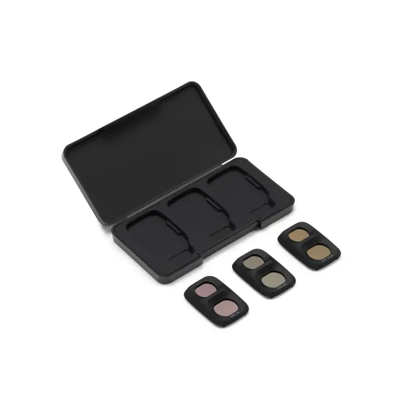 DJI Osmo Pocket 4P ND Filter Set (Black) ND16, ND64, and ND256 filters to adapt to different lighting conditions.