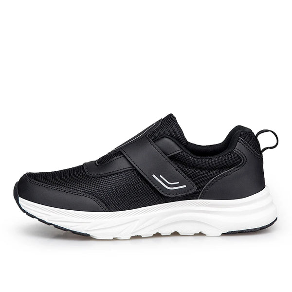 Men's Adjustable Easy Top Wings Diabetic Shoes Sporty Walking Sneakers for Elderly Soft Comfort Hook & Loop Open Shoes Sports