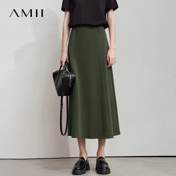 AMII សំពត់រដូវស្លឹកឈើជ្រុះតិចតួចបំផុតសម្រាប់ស្ត្រីឆ្នាំ ២០២៦ ម៉ូដសំពត់កប្បាសប៉ាក់មូលធំសម្រាប់ធ្វើដំណើរទៅវិស្សមកាល សំពត់រលុង ១២៥២៣១៥០