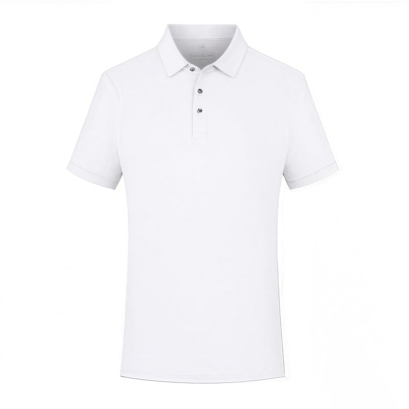 5A Antibacterial mulberry silk cool POLO shirt  Summer Work Uniform  Logo Printed Company Team Culture Polo Shirt