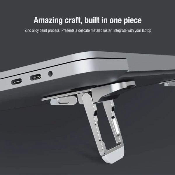 NILLKIN 1 Pair Laptop Stand Portable Aluminum Notebook Stand 11.6-17inch for iPad for Macbook Air for HP For Lenovo For Asus